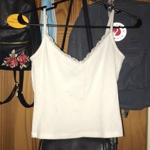 H&M Lace Trim Tank